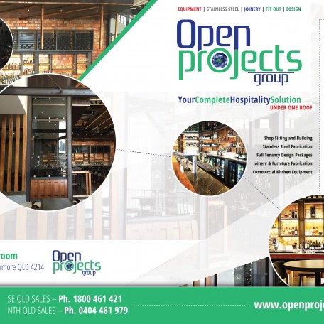 Open Projects Specials Brochure June 2016 – Gold Coast / Brisbane Shopfitting & Commercial Kitchen Equipment